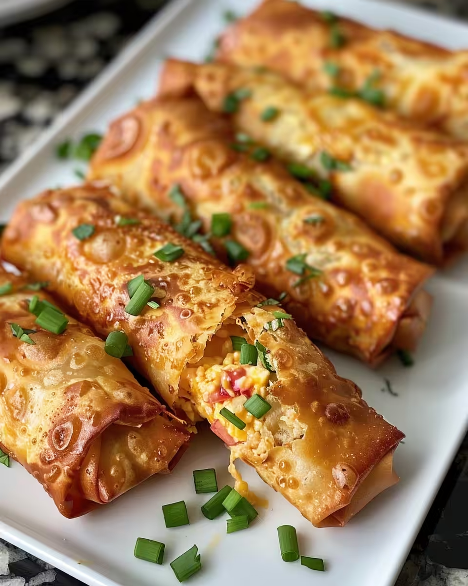 Easy Reuben Egg Rolls