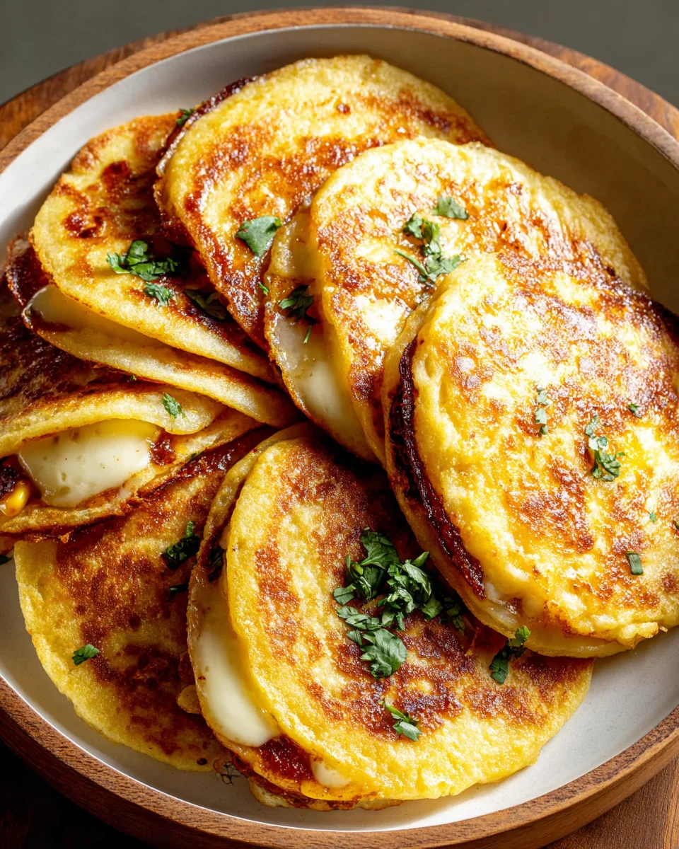 Venezuelan Sweet Corn Cachapas