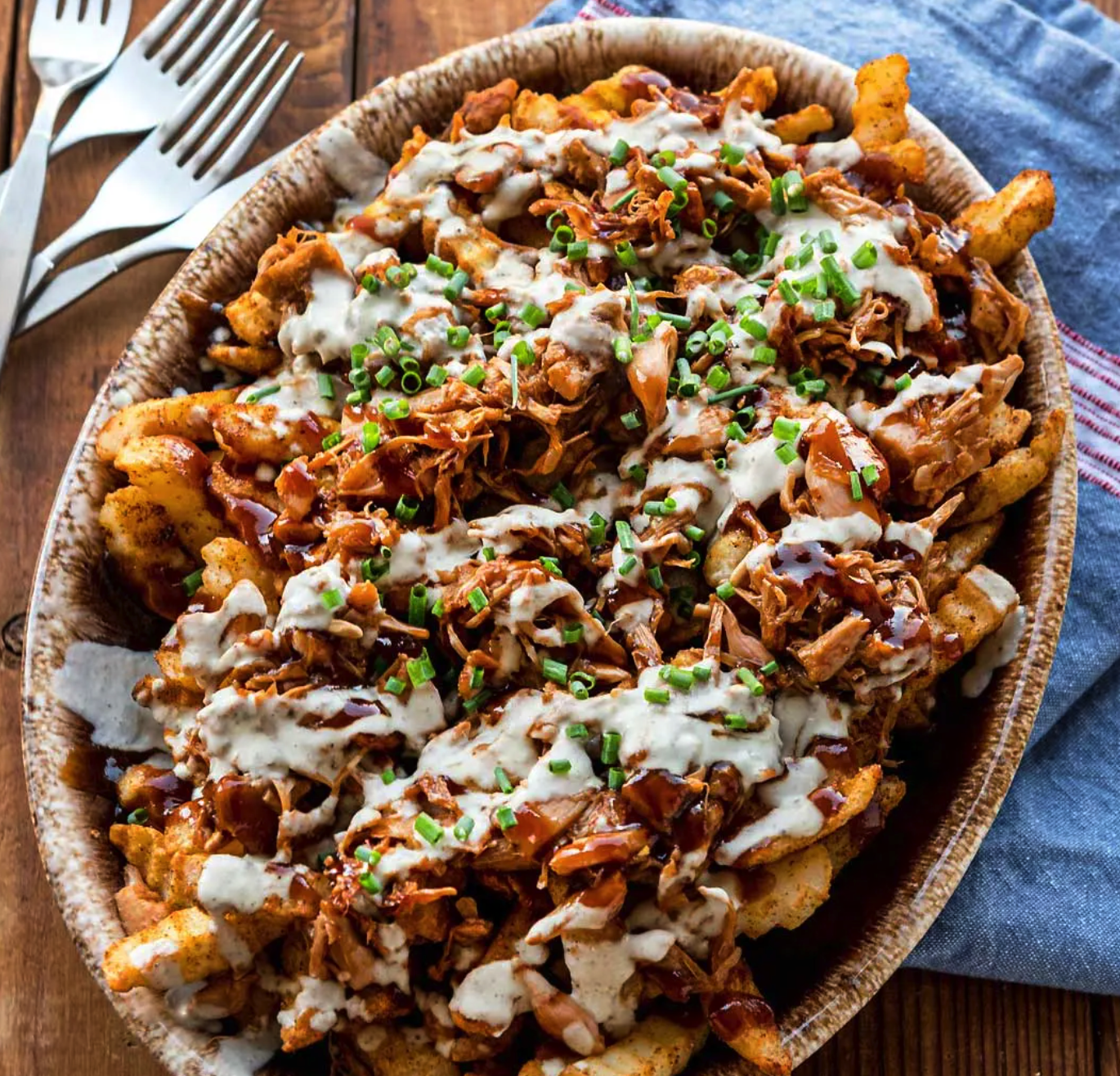 Vegan BBQ Ranch Fries