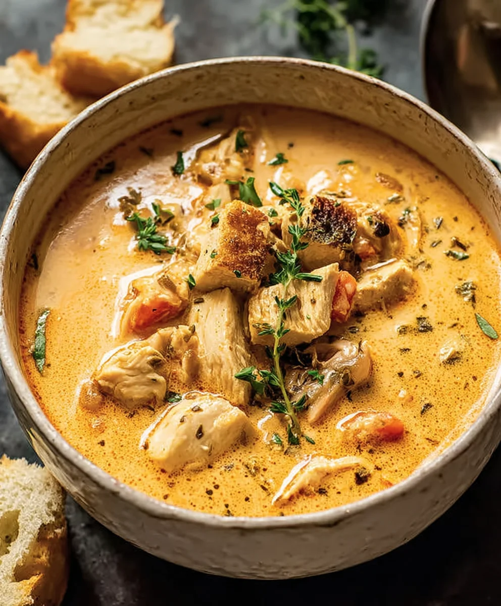 Hearty Creamy Cajun Chicken Soup